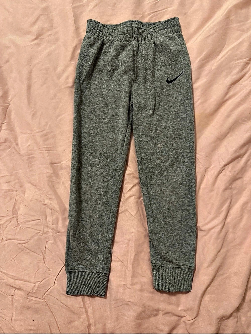Nike Kids Club Fleece Jogger Sweatpants Boys' Gray Size 6-7
